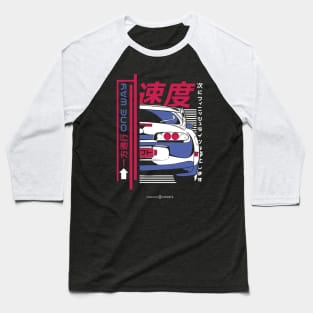 Anime Drift Car Baseball T-Shirt